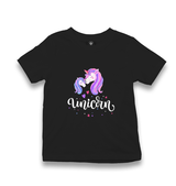 Unicorn Kid's Black T-shirt - Premium  from W.E.N.S. WIND - Just 5990! Shop now at W.E.N.S. WIND