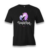 Unicorn Men's Black Tshirt - Premium  from W.E.N.S. WIND - Just 6490! Shop now at W.E.N.S. WIND