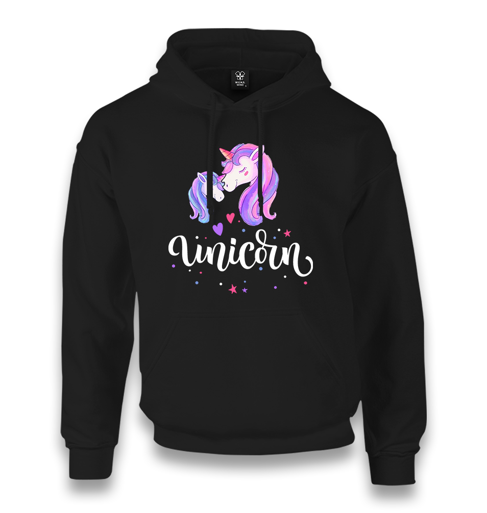 Unicorn Unisex Black Hoodie - Premium  from W.E.N.S. WIND - Just 11990! Shop now at W.E.N.S. WIND