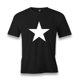 White Star Men's Black Tshirt - Premium  from W.E.N.S. WIND - Just 6490! Shop now at W.E.N.S. WIND
