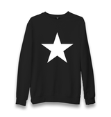 White Star Unisex Black Sweatshirt - Premium  from W.E.N.S. WIND - Just 10990! Shop now at W.E.N.S. WIND