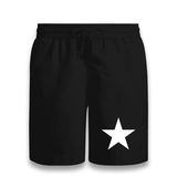 White Star Black Shorts - Premium  from W.E.N.S. WIND - Just 7990! Shop now at W.E.N.S. WIND
