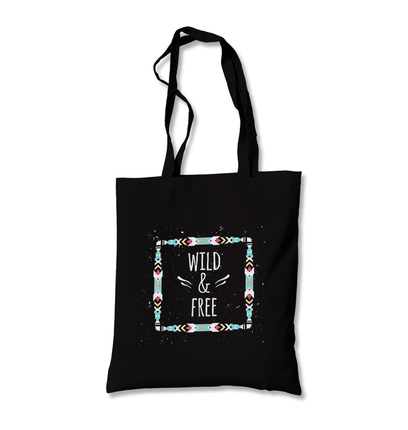 Wild And Free Canvas Totebag - Premium  from Wenswind - Just 4990! Shop now at W.E.N.S. WIND