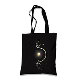 Sun Orbit Black Canvas Totebag - Premium  from W.E.N.S. WIND - Just 4990! Shop now at W.E.N.S. WIND