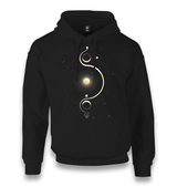 Sun Orbit Unisex Black Hoodie - Premium  from W.E.N.S. WIND - Just 11990! Shop now at W.E.N.S. WIND