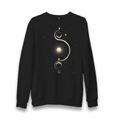 Sun Orbit Unisex Black Sweatshirt - Premium  from W.E.N.S. WIND - Just 10990! Shop now at W.E.N.S. WIND