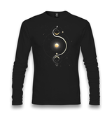 Sun Orbit Unisex Black Longsleeve - Premium  from W.E.N.S. WIND - Just 7990! Shop now at W.E.N.S. WIND