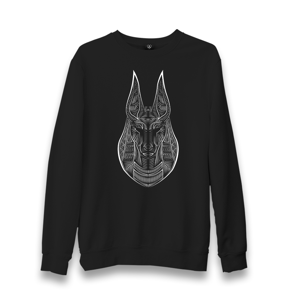 Egypt - Anubis Unisex Black Sweatshirt - Premium  from W.E.N.S. WIND - Just 10990! Shop now at W.E.N.S. WIND