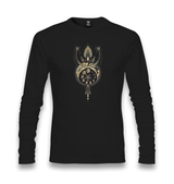 Moon Crown Unisex Black Longsleeve - Premium  from W.E.N.S. WIND - Just 7990! Shop now at W.E.N.S. WIND
