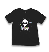 Alien Believe in Planets Kid's Black T-shirt - Premium  from W.E.N.S. WIND - Just 5990! Shop now at W.E.N.S. WIND