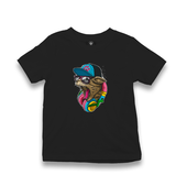 Catphone Colorful Kid's Black T-shirt - Premium  from W.E.N.S. WIND - Just 5990! Shop now at W.E.N.S. WIND