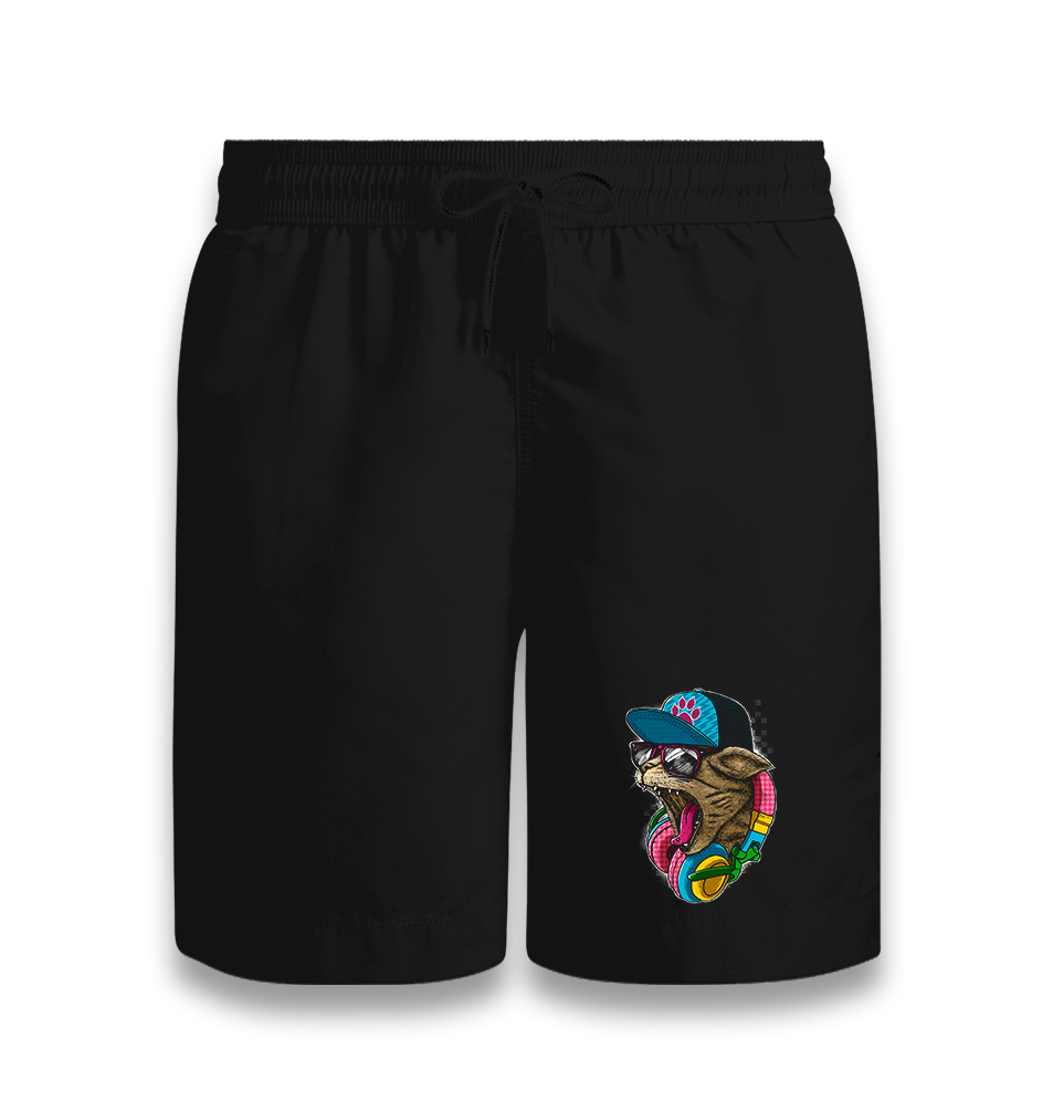 Catphone Colorful Black Shorts - Premium  from W.E.N.S. WIND - Just 7990! Shop now at W.E.N.S. WIND