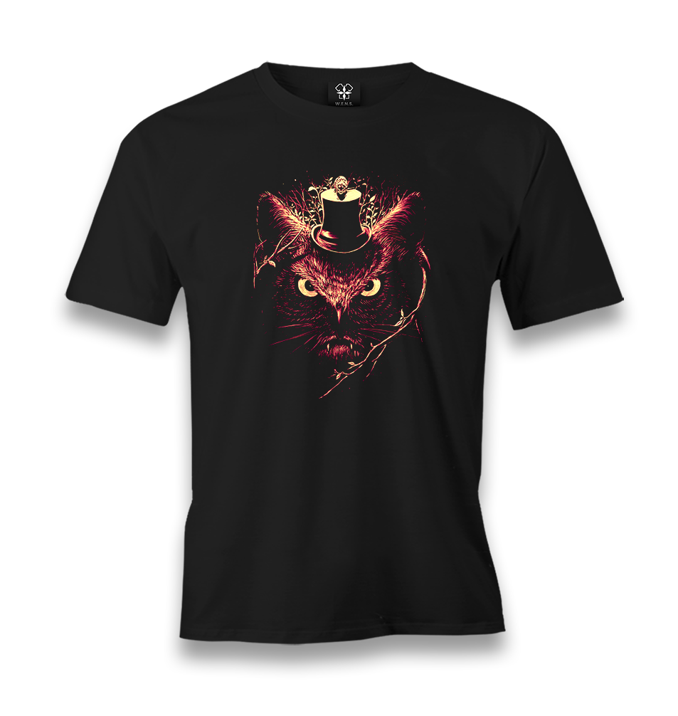 Owl IV Men's Black Tshirt - Premium  from W.E.N.S. WIND - Just 6490! Shop now at W.E.N.S. WIND