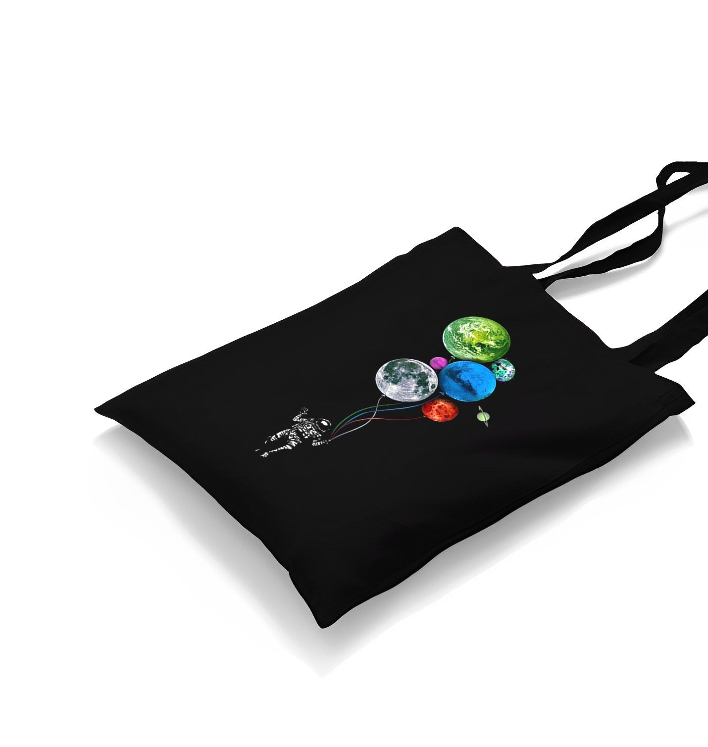 Baloon Planets - Astronaut Canvas Totebag - Premium  from Wenswind - Just 4990! Shop now at W.E.N.S. WIND