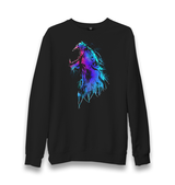 Howling Wild Unisex Black Sweatshirt - Premium  from W.E.N.S. WIND - Just 10990! Shop now at W.E.N.S. WIND