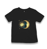 Sun and Moon Kid's Black T-shirt - Premium  from W.E.N.S. WIND - Just 5990! Shop now at W.E.N.S. WIND