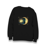 Sun and Moon Kid's Black Sweatshirt - Premium  from W.E.N.S. WIND - Just 7990! Shop now at W.E.N.S. WIND