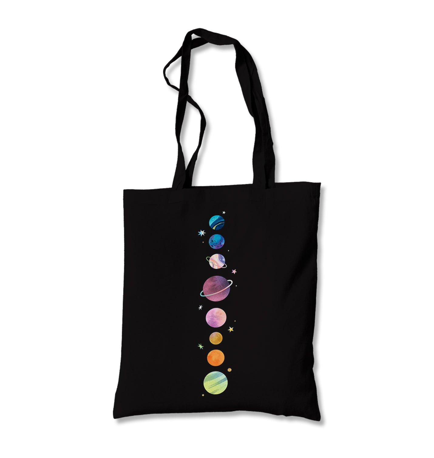Planets Stars Canvas Totebag - Premium  from Wenswind - Just 4990! Shop now at W.E.N.S. WIND