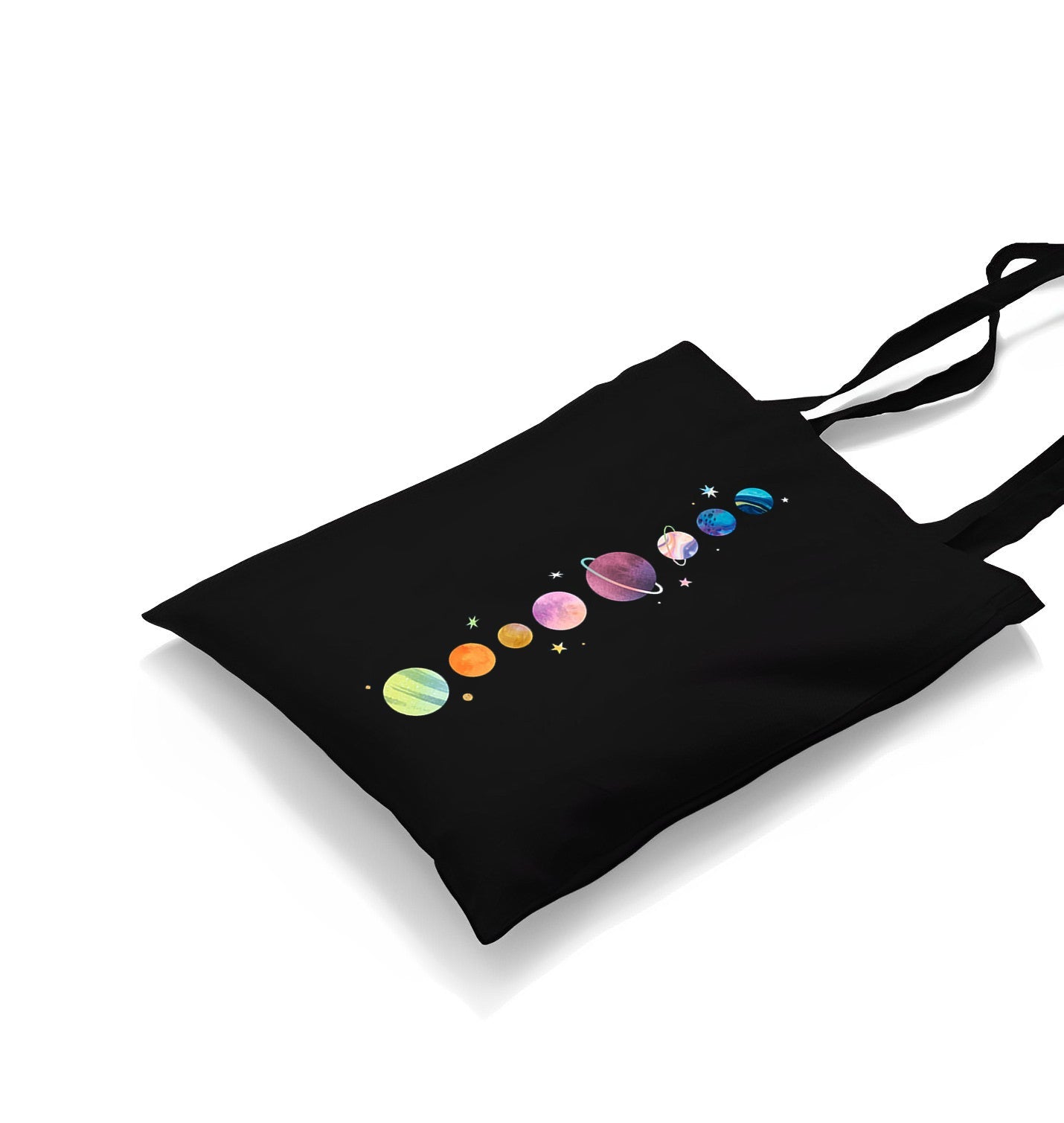 Planets Stars Canvas Totebag - Premium  from Wenswind - Just 4990! Shop now at W.E.N.S. WIND