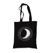 Full Sun Half Moon Canvas Totebag - Premium  from Wenswind - Just 4990! Shop now at W.E.N.S. WIND