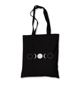 Full Moon Double Half Canvas Totebag - Premium  from Wenswind - Just 4990! Shop now at W.E.N.S. WIND