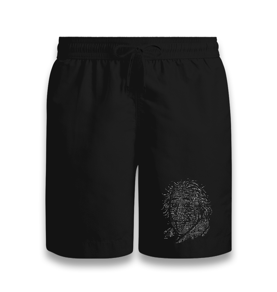 Einstein-Integrals Black Shorts - Premium  from W.E.N.S. WIND - Just 7990! Shop now at W.E.N.S. WIND