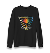 California Beach Unisex Black Sweatshirt - Premium  from W.E.N.S. WIND - Just 10990! Shop now at W.E.N.S. WIND