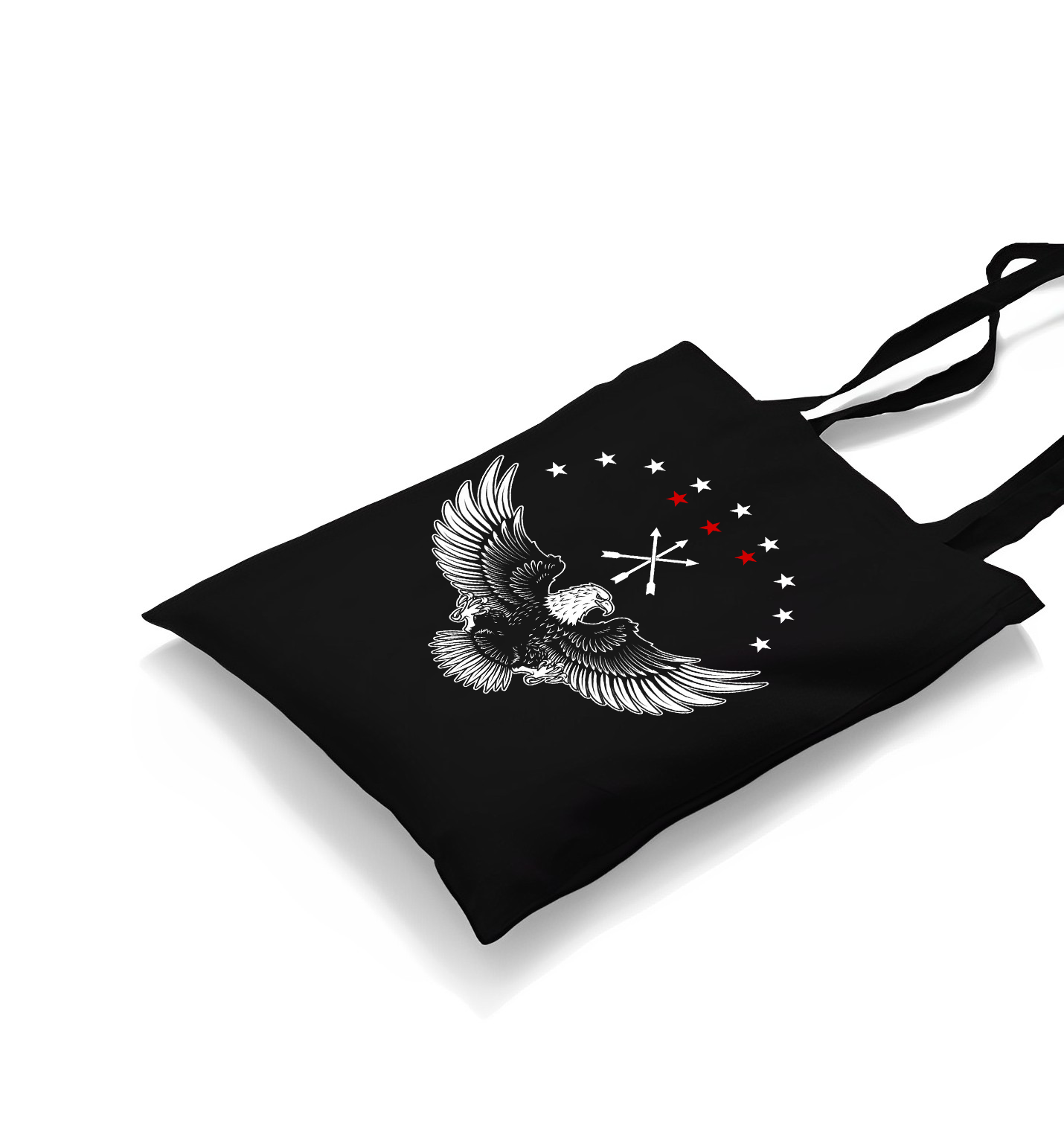 Caucasian Adige Flag Eagle Canvas Totebag - Premium  from Wenswind - Just 4990! Shop now at W.E.N.S. WIND