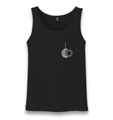 Mandala-Moon and Sun Unisex Black Tank Top - Premium  from W.E.N.S. WIND - Just 6490! Shop now at W.E.N.S. WIND