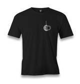 Mandala-Moon and Sun Men's Black Tshirt - Premium  from W.E.N.S. WIND - Just 6490! Shop now at W.E.N.S. WIND