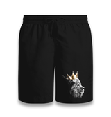 Lion-King Crown Black Shorts - Premium  from W.E.N.S. WIND - Just 7990! Shop now at W.E.N.S. WIND