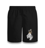 Lion-Queen Crown Black Shorts - Premium  from W.E.N.S. WIND - Just 7990! Shop now at W.E.N.S. WIND