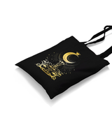 Queen Moon Black Canvas Totebag - Premium  from W.E.N.S. WIND - Just 4990! Shop now at W.E.N.S. WIND