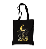 Queen Moon Black Canvas Totebag - Premium  from W.E.N.S. WIND - Just 4990! Shop now at W.E.N.S. WIND