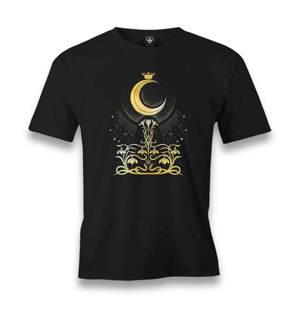 Queen Moon Men's Black Tshirt - Premium  from W.E.N.S. WIND - Just 6490! Shop now at W.E.N.S. WIND