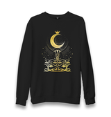 Queen Moon Unisex Black Sweatshirt - Premium  from W.E.N.S. WIND - Just 10990! Shop now at W.E.N.S. WIND