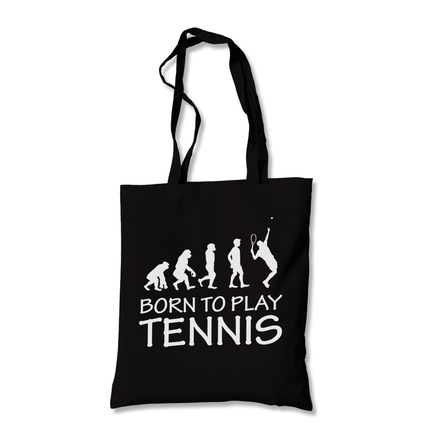 Tennis - Born To Play Canvas Totebag - Premium  from Wenswind - Just 4990! Shop now at W.E.N.S. WIND