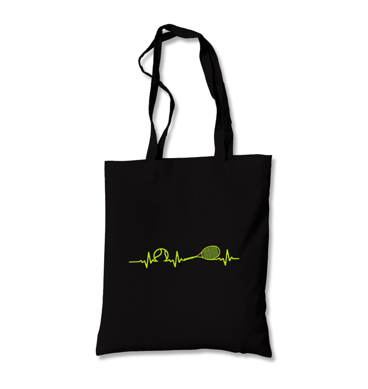 Tennis - Heartbeat II Canvas Totebag - Premium  from Wenswind - Just 4990! Shop now at W.E.N.S. WIND