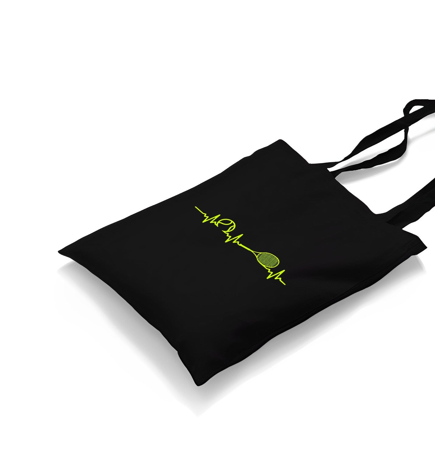Tennis - Heartbeat II Canvas Totebag - Premium  from Wenswind - Just 4990! Shop now at W.E.N.S. WIND
