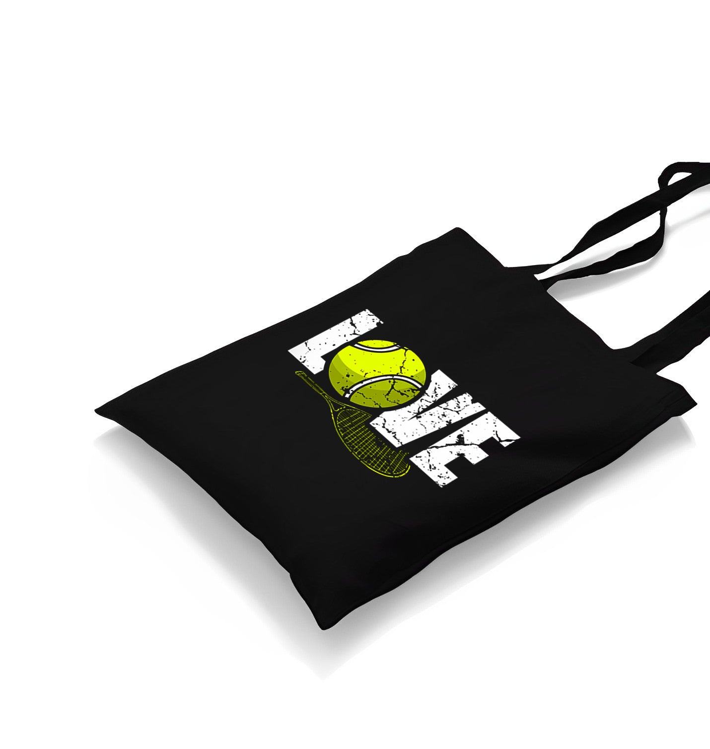 Tennis - Love Racket And Ball Canvas Totebag - Premium  from Wenswind - Just 4990! Shop now at W.E.N.S. WIND