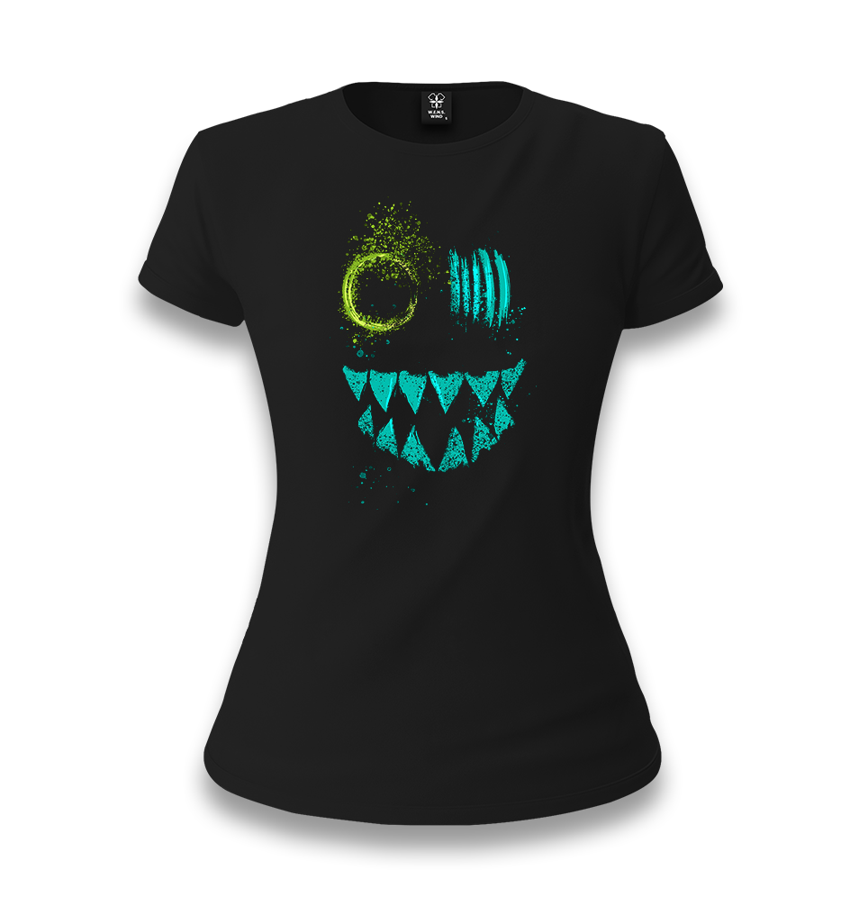 Monster Mask Women's Black T-shirt - Premium  from W.E.N.S. WIND - Just 6490! Shop now at W.E.N.S. WIND