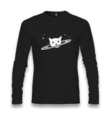 Saturn - Cat Unisex Black Longsleeve - Premium  from W.E.N.S. WIND - Just 7990! Shop now at W.E.N.S. WIND