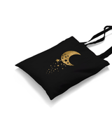 Space - Stars Falling From The Moon Canvas Totebag - Premium  from Wenswind - Just 4990! Shop now at W.E.N.S. WIND