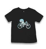 Octopus Bicycle Kid's Black T-shirt - Premium  from W.E.N.S. WIND - Just 5990! Shop now at W.E.N.S. WIND