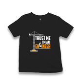 Trust me I'm an Engineer Kid's Black T-shirt - Premium  from W.E.N.S. WIND - Just 5990! Shop now at W.E.N.S. WIND