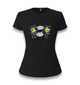 Atoms Joking Women's Black T-shirt - Premium  from W.E.N.S. WIND - Just 6490! Shop now at W.E.N.S. WIND