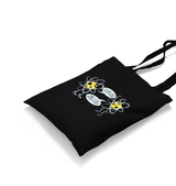 School and Science - Physics and Electron Black Canvas Totebag - Premium  from W.E.N.S. WIND - Just 4990! Shop now at W.E.N.S. WIND