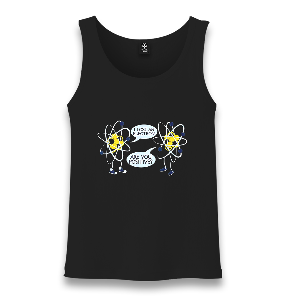 Atoms Joking Unisex Black Tank Top - Premium  from W.E.N.S. WIND - Just 6490! Shop now at W.E.N.S. WIND