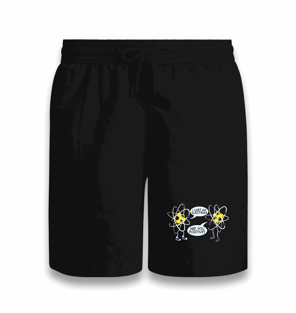 Atoms Joking Black Shorts - Premium Shorts from W.E.N.S. WIND - Just 7990! Shop now at W.E.N.S. WIND