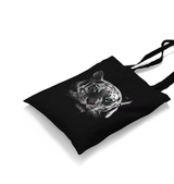 Tiger Pixel Black Canvas Totebag - Premium  from W.E.N.S. WIND - Just 4990! Shop now at W.E.N.S. WIND